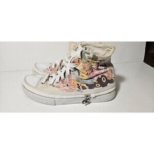 ZIPZ Shoes Pokemon Eeveelutions Hi-Top Cream/Multicolor (Pink/Blue/Yellow) Size